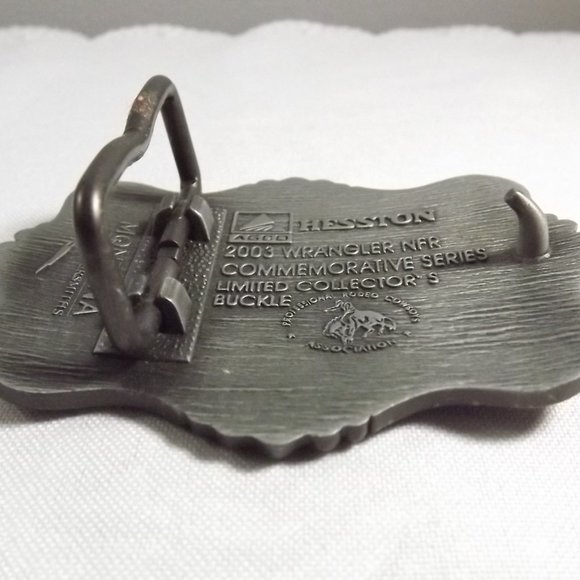 Hesston NFR 2003 Miniature Belt Buckle - Picture 7 of 8